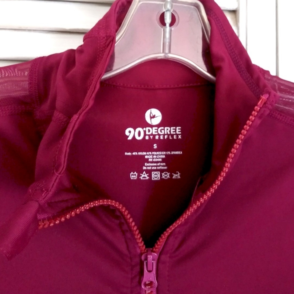 90° DEGREES by REFLEX FULL ZIP JACKT W/MESH DETAIL - Picture 6 of 6
